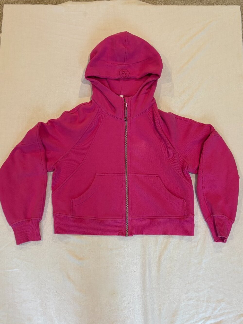 Lululemon Scuba Oversized Full Zip Hoodie - pink - XS/S